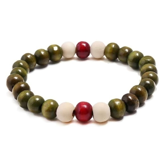 Bundle of five handmade wooden bracelets! New - Picture 1 of 6